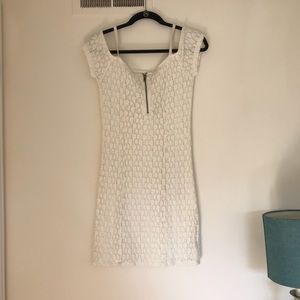 White off the shoulder dress M